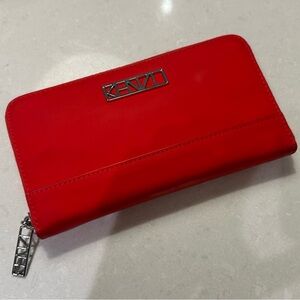 Kenzo Vibrant Red Wallet with Logo